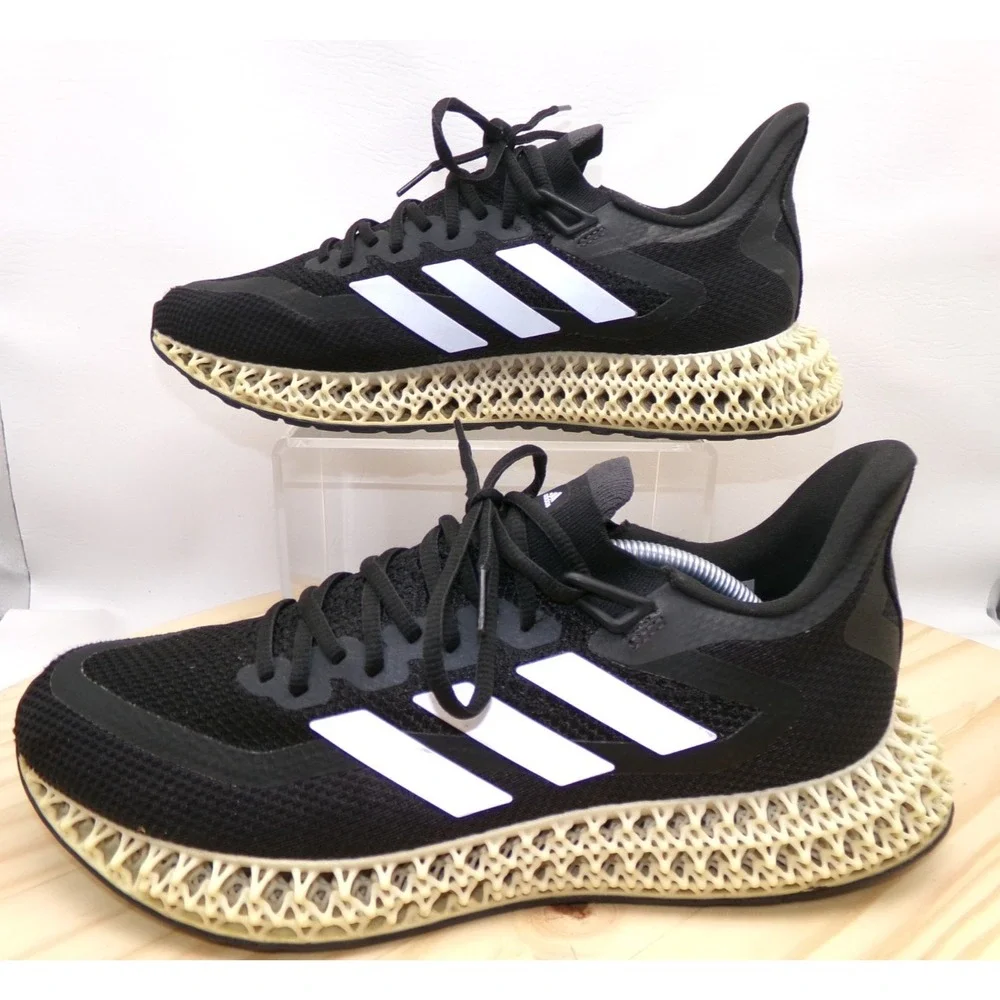 Adidas 4DFWD 2 Black Carbon Mens Running Shoes Size 12 Low Top Sneaker GX9249